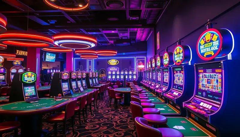 Antarmuka aplikasi mobile slotsakura yang menampilkan permainan live-dealer dan sportsbook